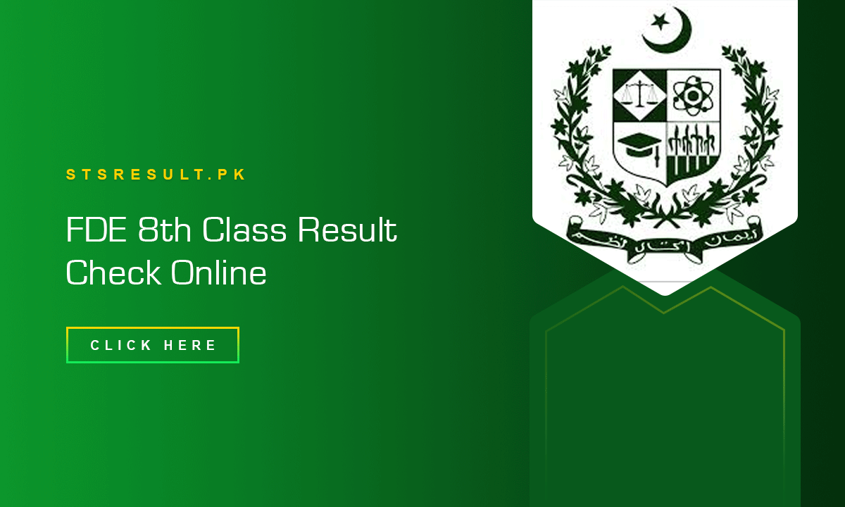 FDE 8th Class Result 2024 Check Online