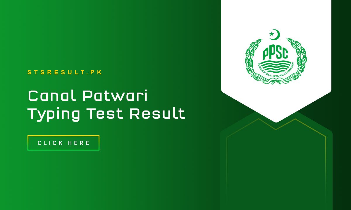 Canal Patwari Typing Test Result 2024 Announced