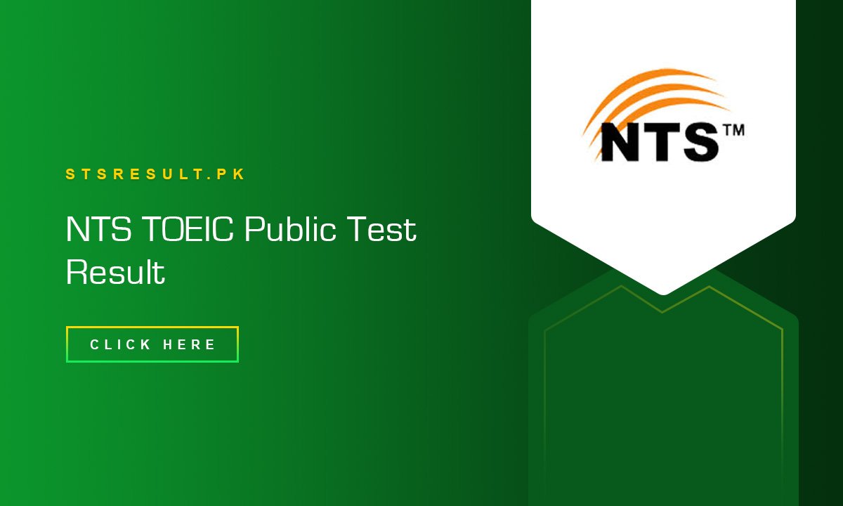 NTS TOEIC Public Test Result