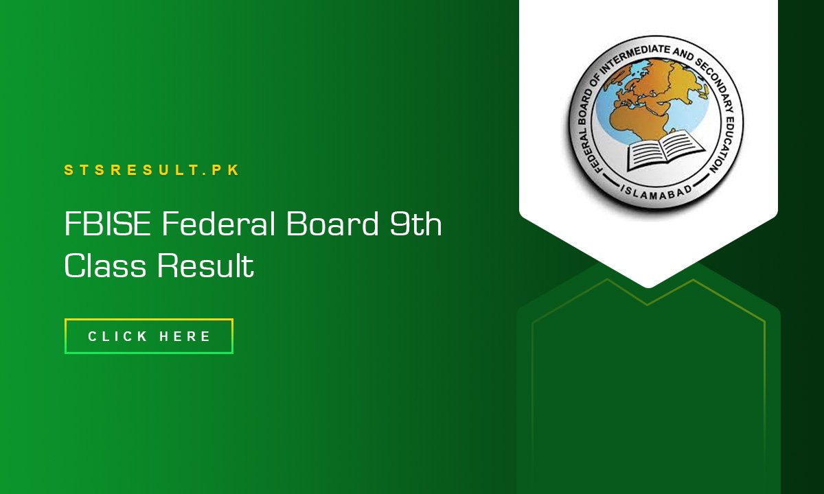 FBISE Federal Board 9th Class Result