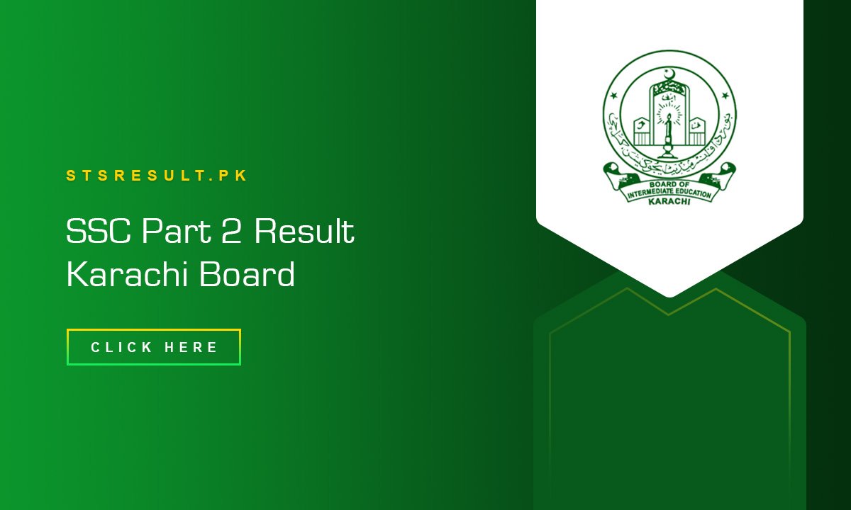 SSC Part 2 Result Karachi Board