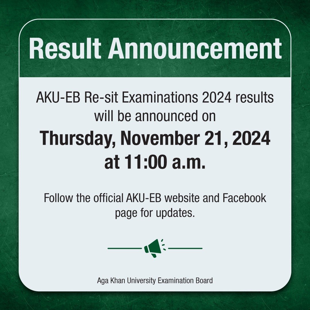 AKUEB Re-sit Examinations 2024 (SSC I-II & HSSC I-II) Results