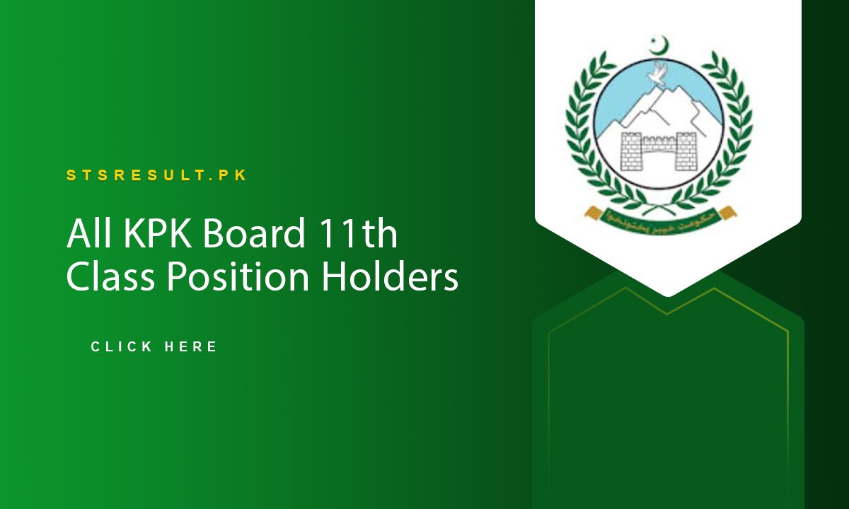 All KPK Board 11th Class Position Holders Result