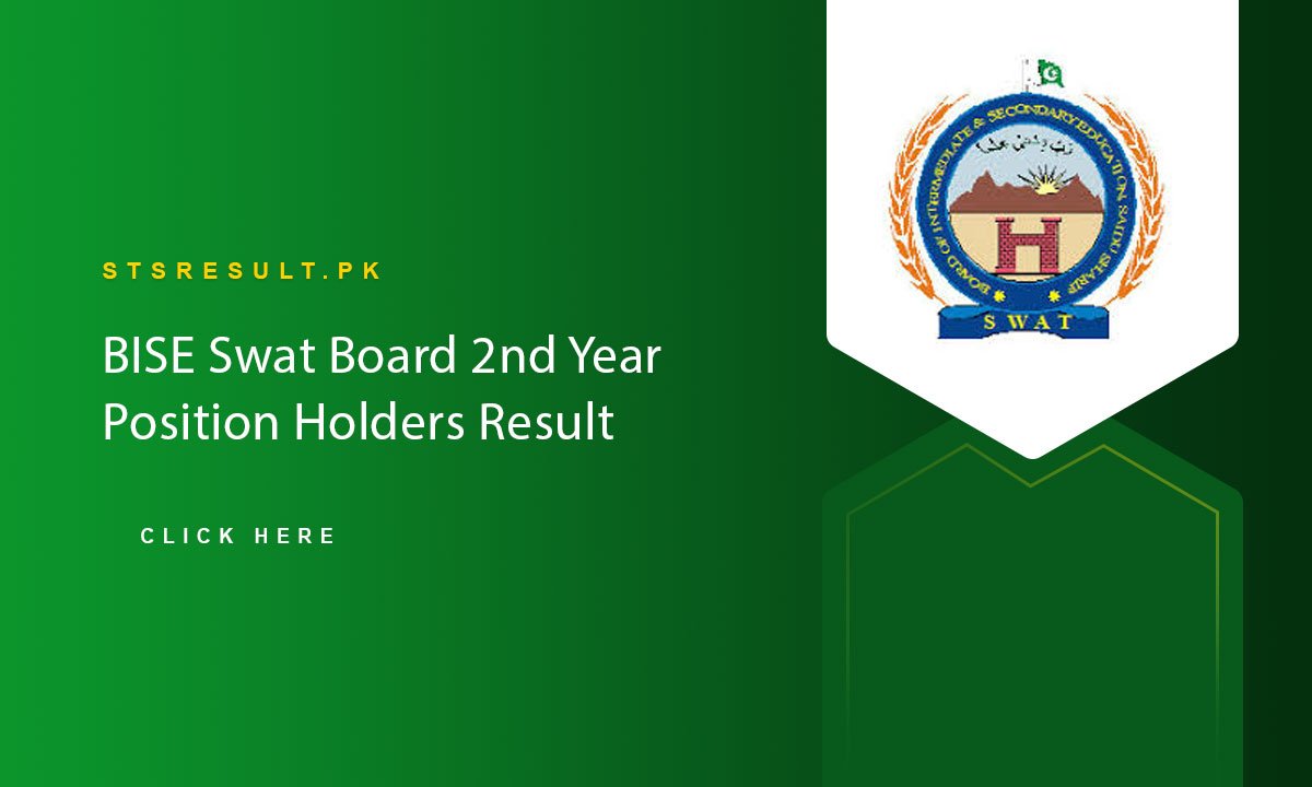 BISE Swat Board 2nd Year Position Holders Result