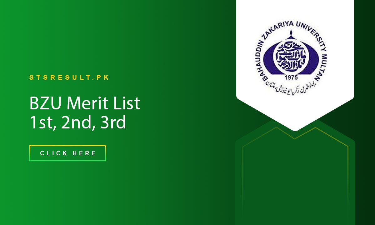 BZU Merit List