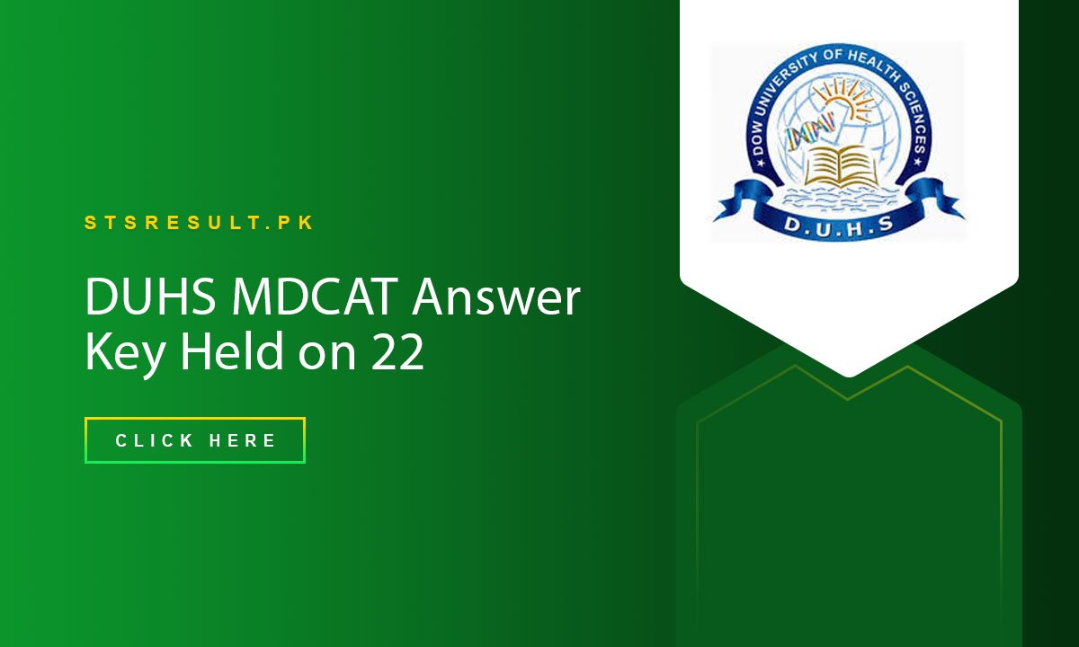 DUHS MDCAT Answer Key