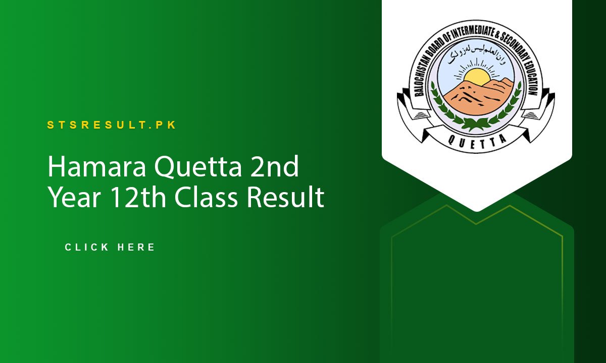 Hamara Quetta 2nd Year 12th Class Result