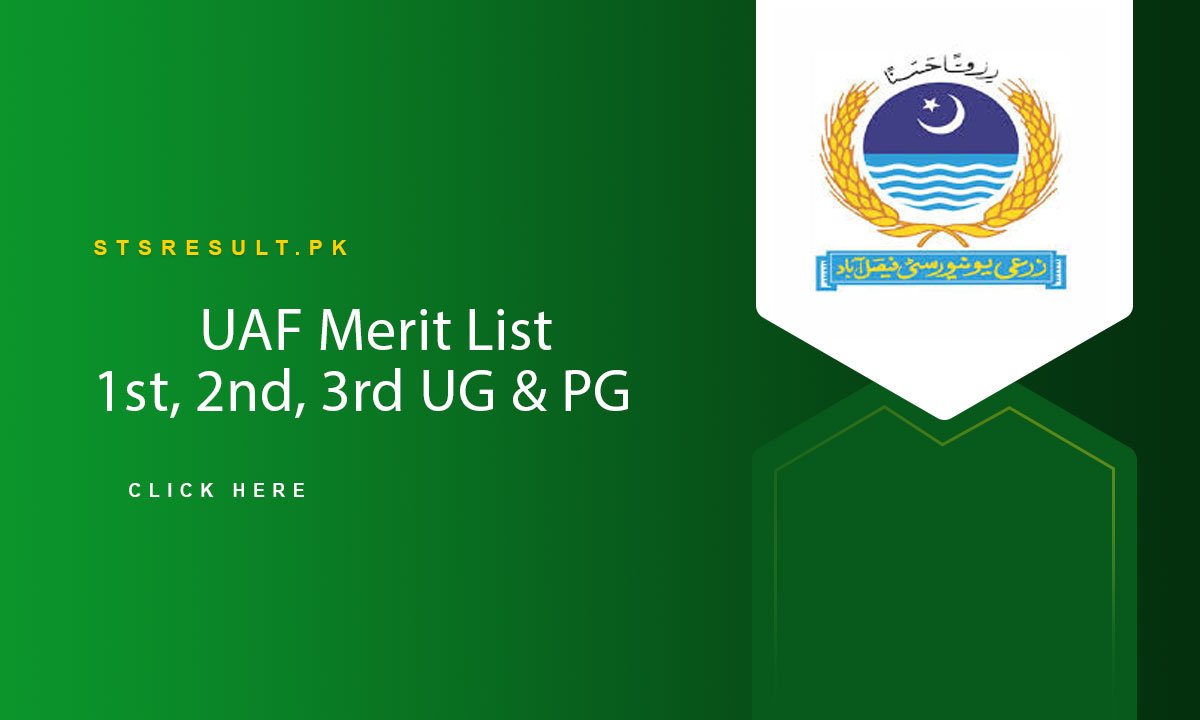 UAF Merit List