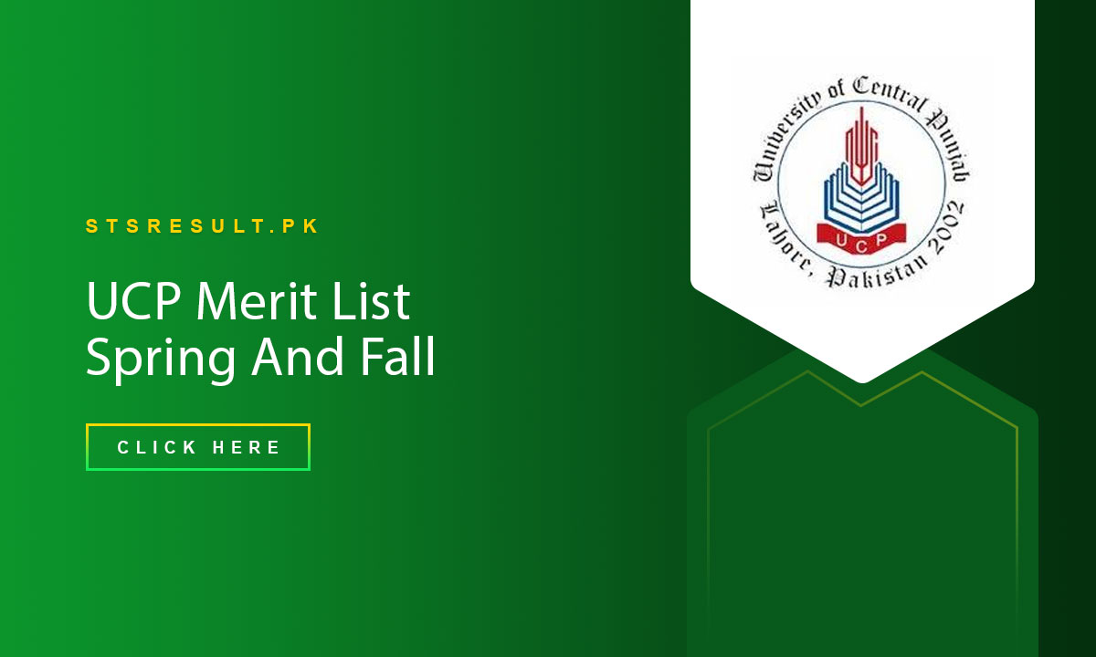 UCP Merit List