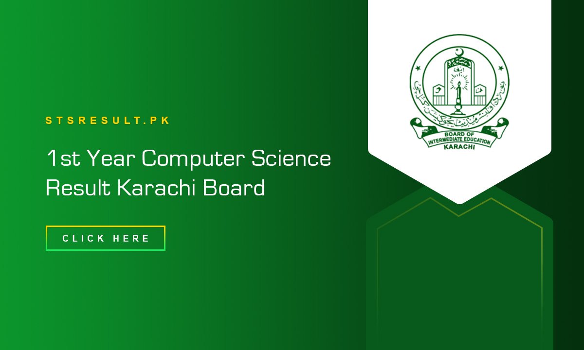 1st Year Computer Science Result Karachi Board