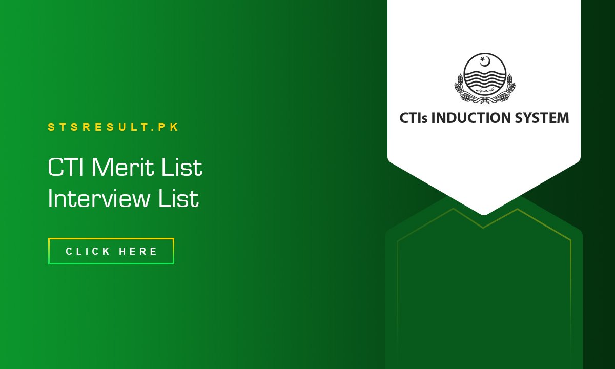 CTI Merit List