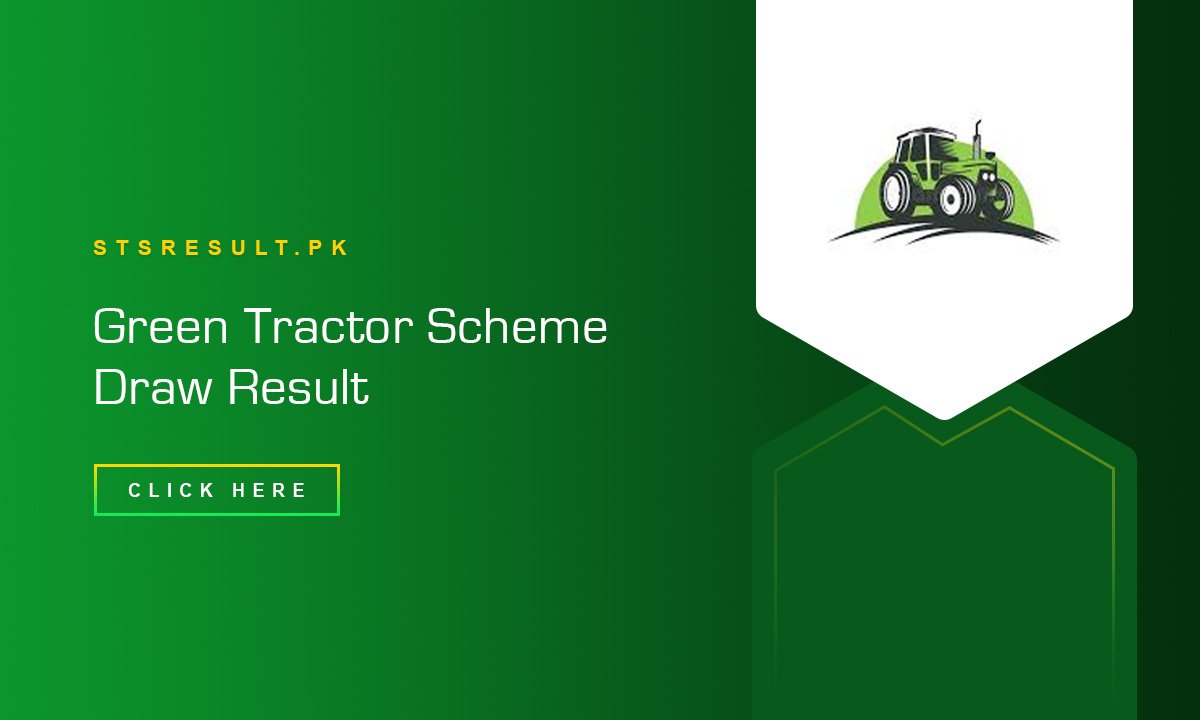 Green Tractor Scheme Draw Result