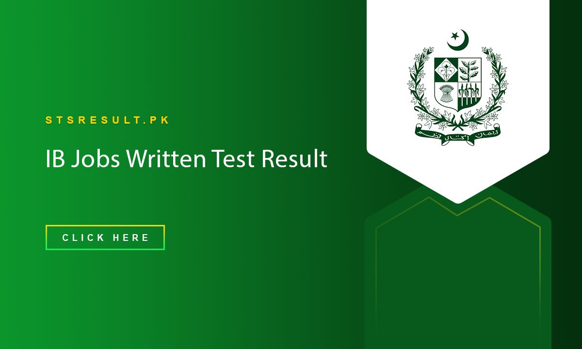 IB Jobs Written Test Result