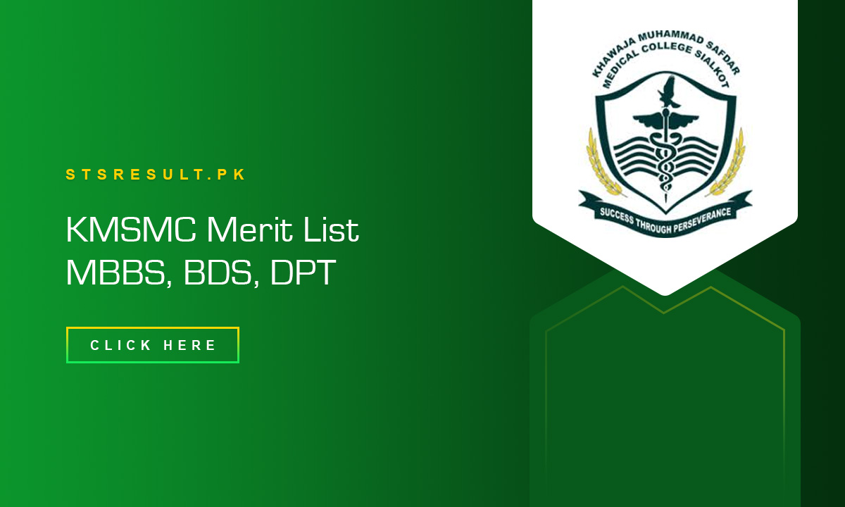 KMSMC Merit List