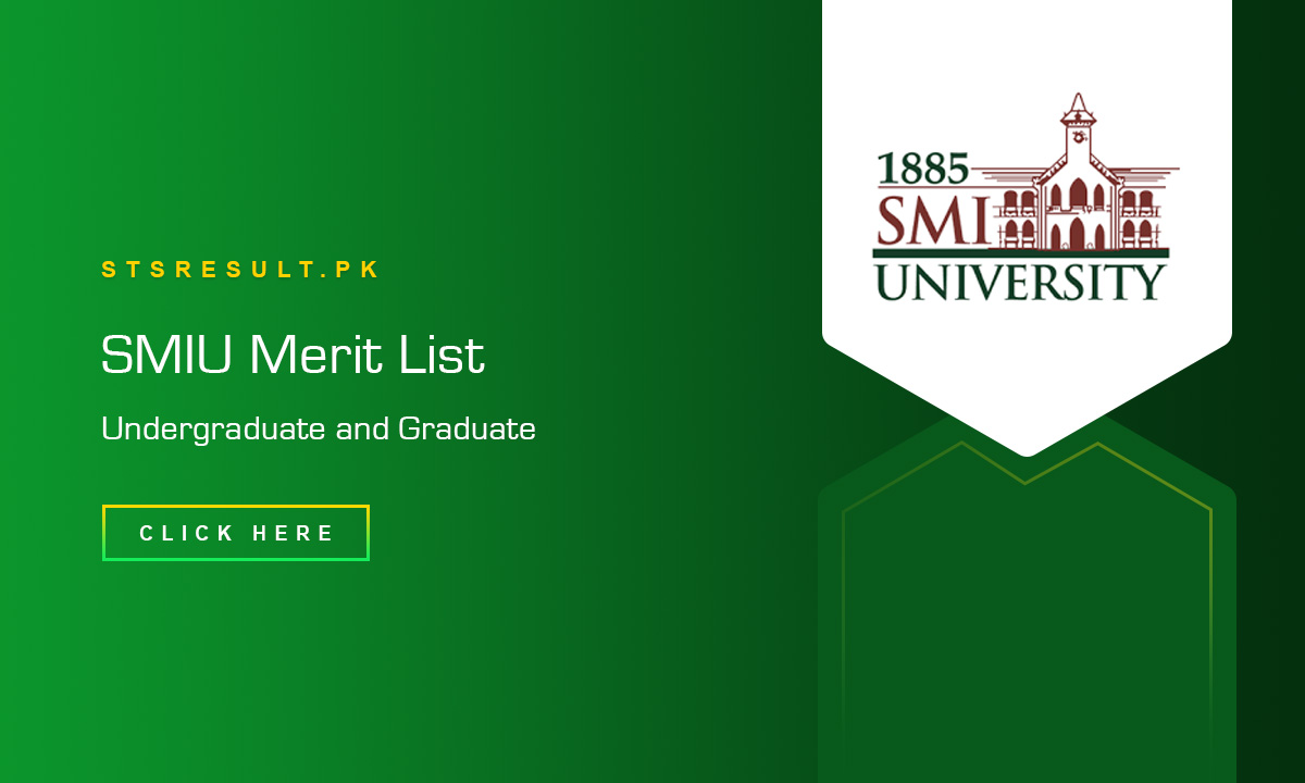 SMIU Merit List